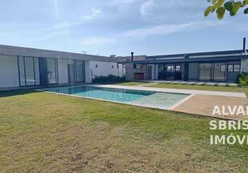 Casa térrea com piscina e 5 suítes no condomínio terras de são josé ii em itu sp ac:550m2 at:2.131m2