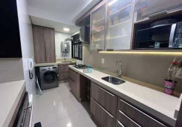 Apartamento com 2 dormitórios para alugar, 73 m² por r$ 4.560,37/mês - trindade - florianópolis/sc