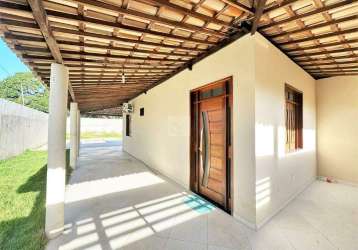 Casa à venda, 2 quartos, 1 suíte, 2 vagas, mosqueiro - aracaju/se