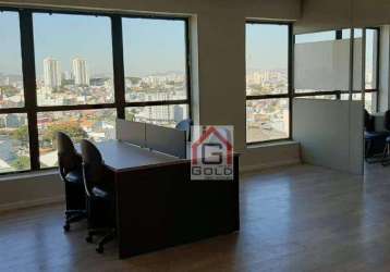 Sala à venda, 80 m² por r$ 295.000,00 - parque das nações - santo andré/sp