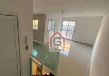 Cobertura à venda, 163 m² por r$ 550.000,00 - vila valparaíso - santo andré/sp