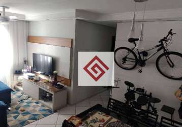 Apartamento com 2 dormitórios à venda, 55 m² por r$ 245.000,00 - parque são vicente - mauá/sp