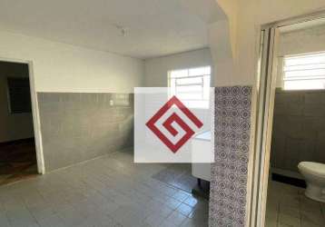 Casa com 1 dormitório para alugar, 35 m² por r$ 1.011,51/mês - vila curuçá - santo andré/sp