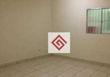 Sala para alugar, 30 m² por r$ 750,00/mês - bangu - santo andré/sp