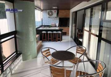 Apartamento à venda, 200 m² por r$ 1.500.000,00 - pitangueiras - guarujá/sp