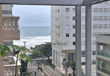 Apartamento com 3 dormitórios à venda, 110 m²  - pitangueiras - guarujá/sp