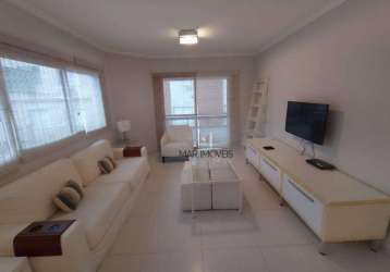 Apartamento com 3 dormitórios à venda, 153 m² - praia da enseada - guarujá/sp