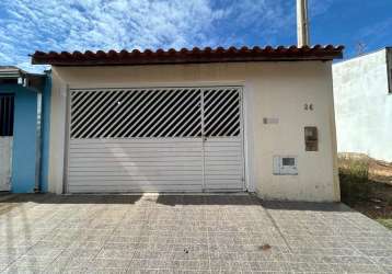 Casa para venda em tatuí, jardim residencial santa cruz, 3 dormitórios, 1 suíte, 2 banheiros, 2 vagas