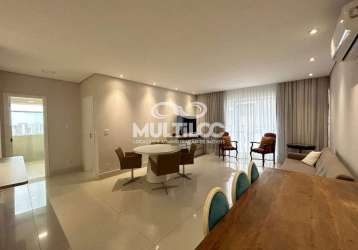 Luxuoso apartamento mobiliado com vista deslumbrante na melhor localização de santos