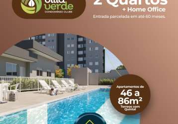 Apartamento com 2 quartos à venda na rua cecília meireles, chácara parreiral, serra, 60 m2 por r$ 210.000