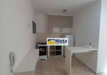 Kitnet com 1 dormitório para alugar, 16 m² por r$ 950,00/mês - jardim das nações - taubaté/sp