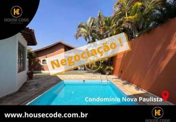 Casa com 3 quartos à venda, 251 m² por r$ 1.300.000 - nova higienópolis - jandira/sp