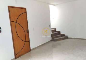 Apartamento duplex, recém construído com 2 dormitórios à venda, 114 m² por r$ 510.000 - santa teresinha - santo andré/sp