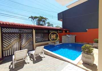 Casa com 4 dormitórios à venda, 226 m² por r$ 1.100.000,00 - balneário são joão batista - peruíbe/sp