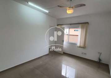 Sala comercial 30m² - 1 copa,1 banheiro para alugar, vila curuçá, santo andré, sp