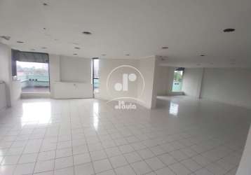 Sala comercial 132m² para alugar no bairro jardim em santo andré.