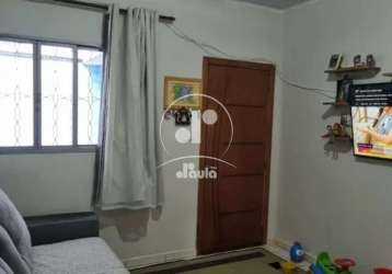 Casa assobradada 90 m² a venda no jardim progresso santo andré, 2 dormitórios , 1 vaga.