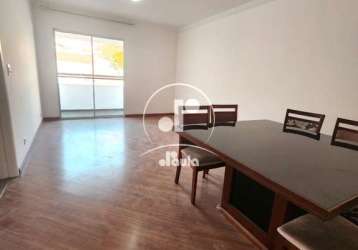 Apartamento para locação na vila alice, santo andré-sp: 2 quartos, 1 suíte, 1 sala, 2 banheiros, 2 vagas de garagem, 81,00m².