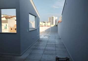 Cobertura de 124,40m² à venda em vila humaitá, santo andré-sp: 2 quartos e 1 suíte. imperdível!