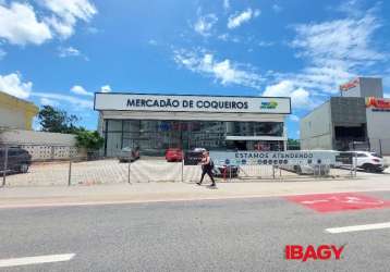 Ponto comercial com 1 sala para alugar na avenida engenheiro max de souza, 933, coqueiros, florianópolis, 50 m2 por r$ 12.712