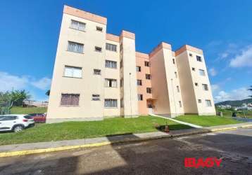 Apartamento com 2 quartos para alugar na rua josé zimermann, 111, serraria, são josé, 46 m2 por r$ 1.300