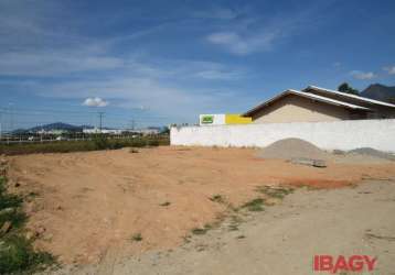 Terreno comercial para alugar na rua santa terezinha de jesus, 611, aririu, palhoça, 360 m2 por r$ 1.000