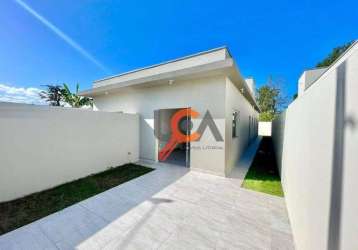 Casa com 2 dormitórios à venda, 57 m² por r$ 298.000,00 - morro do algodão - caraguatatuba/sp