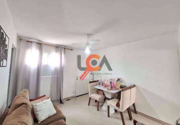 Apartamento com 2 dormitórios à venda, 38 m² por r$ 340.000,00 - indaiá - caraguatatuba/sp