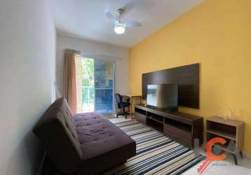 Apartamento com 2 dormitórios para alugar, 83 m² por r$ 3.300,00/mês - cidade jardim - caraguatatuba/sp