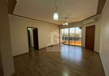 Apartamento com 3 dormitórios para alugar, 114 m² por r$ 3.093,25/mês - centro - ribeirão preto/sp