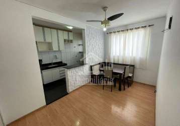 Apartamento com 2 dormitórios, 70 m² - venda por r$ 165.000,00 ou aluguel por r$ 1.584,00/mês - residencial jequitibá - ribeirão preto/sp