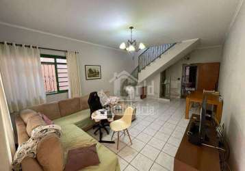 Casa sobrado com 4 dormitórios à venda, 132 m² por r$ 550.000 - jardim paulista - ribeirão preto/sp