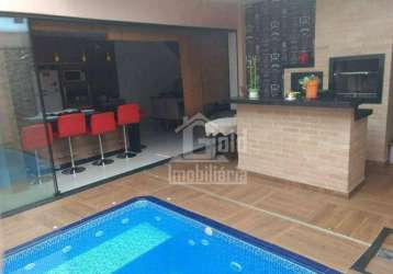 Casa sobrado com piscina - 4 dormitórios para alugar, 80 m² por r$ 2.555/mês - conjunto habitacional jardim das palmeiras - ribeirão preto/sp