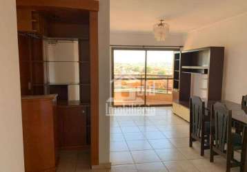 Apartamento perto da usp - semimobiliado com 3 dormitórios para alugar, 81 m² por r$ 1.855/mês - vila monte alegre - ribeirão preto/sp