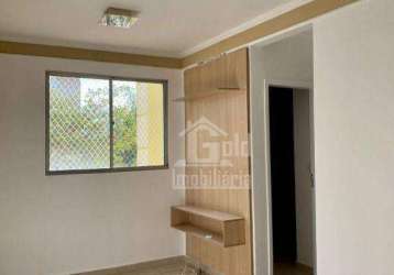 Apartamento com 2 dormitórios, 47 m² - venda por r$ 185.000,00 ou aluguel por r$ 1.154,00/mês - subsetor leste - 8 (l-8) - ribeirão preto/sp