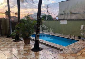 Casa alto padrão com 5 dormitórios, 262 m² - venda por r$ 750.000 ou aluguel por r$ 3.693/mês - jardim califórnia - ribeirão preto/sp