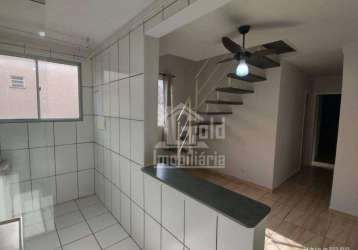 Apartamento cobertura com 2 dormitórios, 72 m² - venda por r$ 240.000 ou aluguel por r$ 1.560/mês - parque industrial lagoinha - ribeirão preto/sp