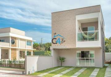 Casa com 3 dormitórios à venda, 105 m² por r$ 590.000,00 - centro - eusébio/ce