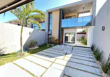 Casa com 4 dormitórios à venda, 142 m² por r$ 690.000,00 - tamatanduba - eusébio/ce