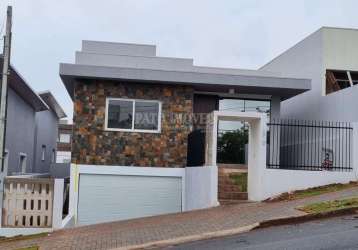 Casa para venda em pato branco, fraron, 3 dormitórios, 1 suíte, 2 banheiros, 2 vagas