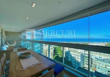 Apartamento com vista para o mar com 3 quartos (1 suíte) à venda, 111 m² por r$ 1.400.000 - enseada - guarujá/sp - imobiliária mercuri