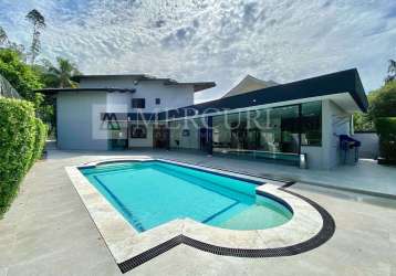 Casa com piscina em condomínio fechado, 4 quartos (3 suítes) à venda, 441 m² por r$ 2.500.000 - enseada - guarujá/sp - imobiliária mercuri