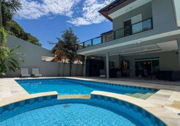 Casa com 5 suítes - piscina - sauna à venda, 291 m² por r$ 4.800.000 - riviera de são lourenço - bertioga/sp