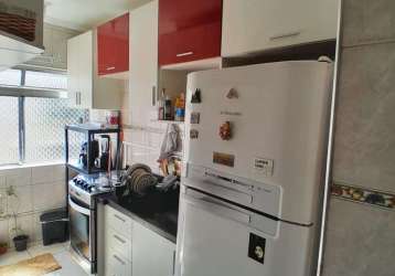 Apartamento mobiliado com 1 dormitório à venda, 48 m² por r$ 230.000 - taboão - são bernardo do campo/sp