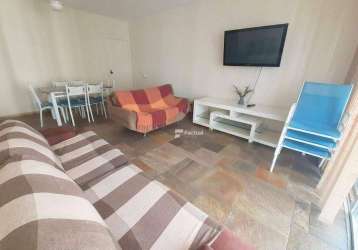 Apartamento com 3 dormitórios à venda, 102 m² por r$ 500.000,00 - pitangueiras - guarujá/sp