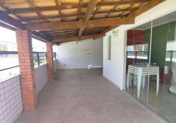 Cobertura com 2 dormitórios à venda, 180 m² por r$ 550.000,00 - enseada - guarujá/sp