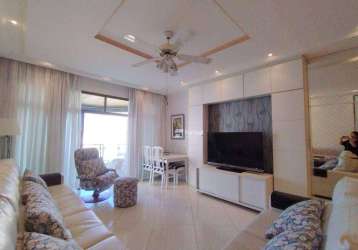 Apartamento com 4 dormitórios à venda, 180 m² por r$ 850.000,00 - enseada - guarujá/sp