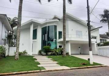 Casa com 6 dormitórios para alugar, 614 m² por r$ 23.000,00/mês - acapulco - guarujá/sp