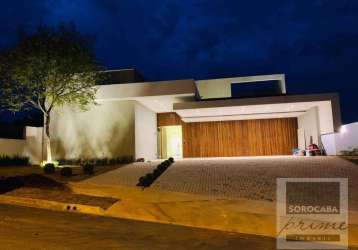 Casa com 4 dormitórios à venda, 535 m² por r$ 5.350.000,00 - condomínio saint patrick - sorocaba/sp