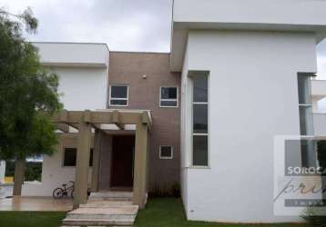 Sobrado com 4 dormitórios à venda, 450 m² por r$ 1.250.000,00 - condominio solar do bosque - sorocaba/sp